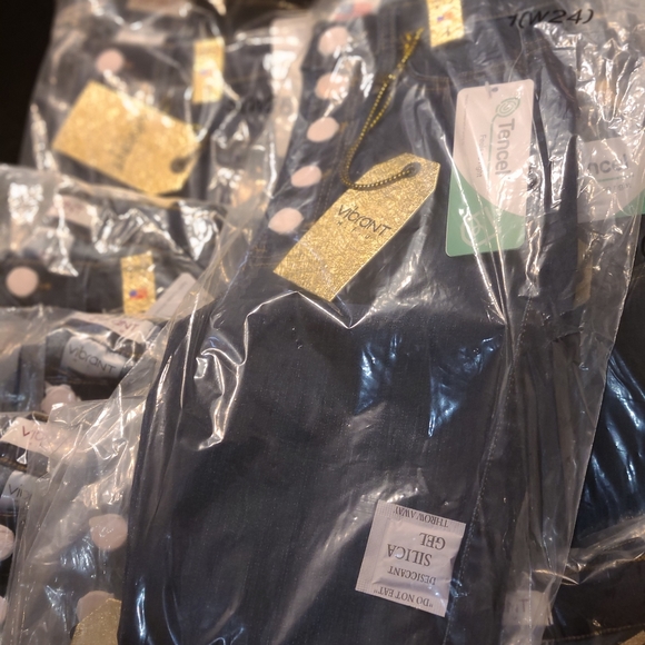 Vibrant Button Me Up High Waisted Jeans - Picture 7 of 9